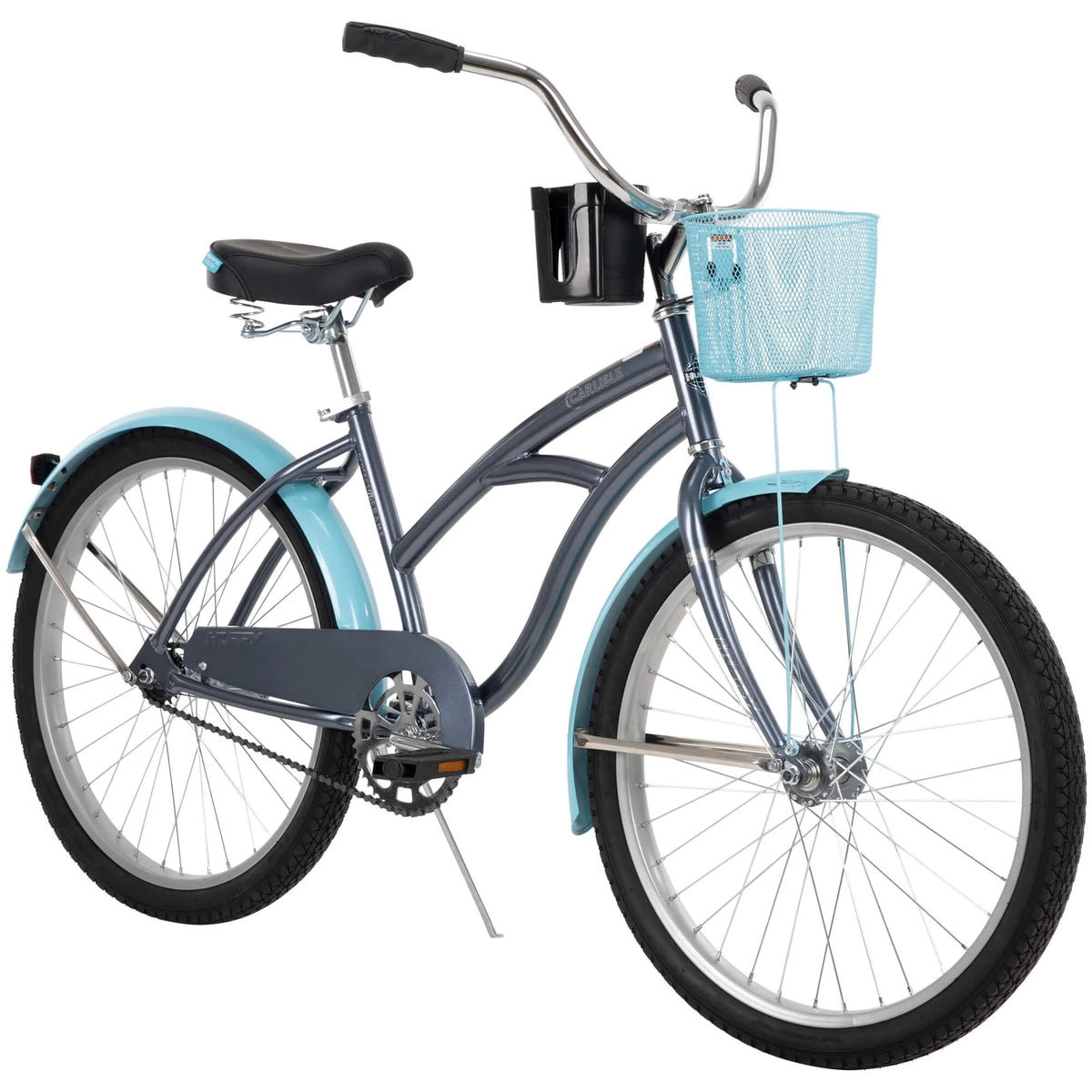 24 Inch Gray Cruiser Bike D431