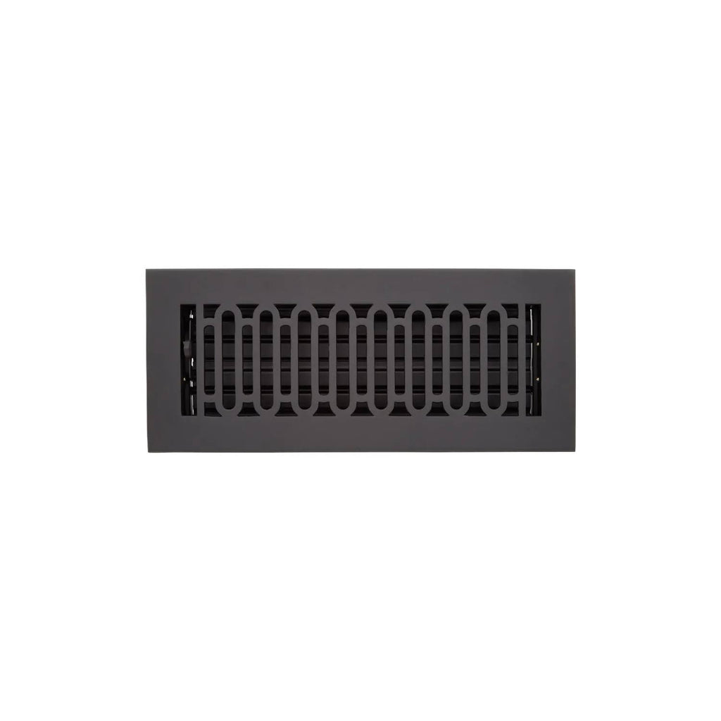 Black Cast Iron Floor Register M5308