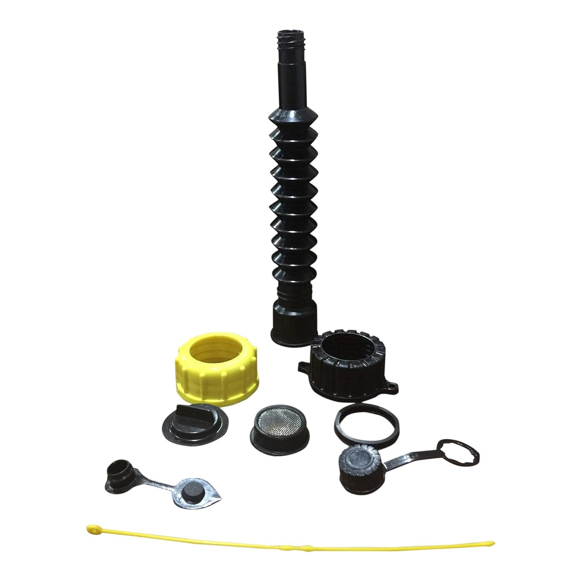 10 Pack Flexible Replacement Gas Spout with Thread Caps J230