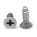 #6-20 x 1/2 Sheet Metal Screw Phillips Flat Head Type B Stainless Steel 18-8 Pk 5000 E33844