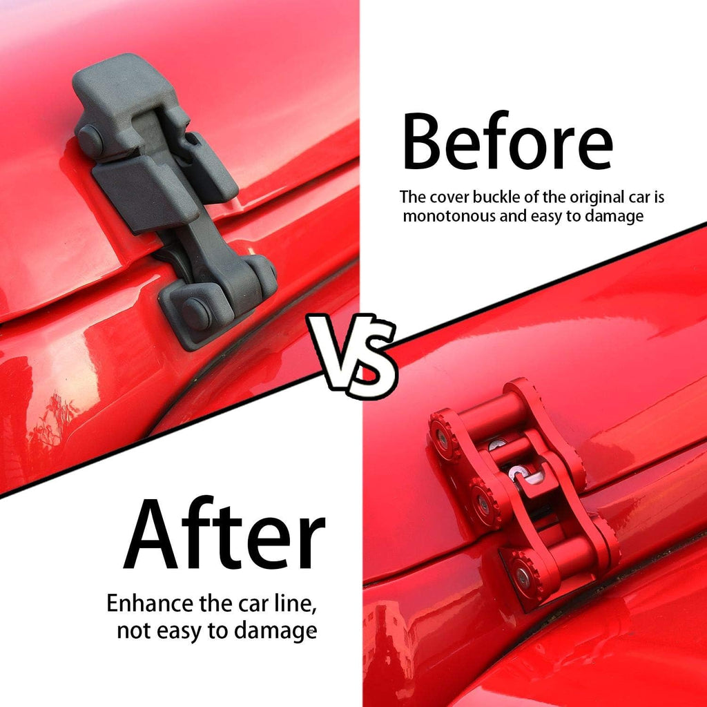 Aluminum Hood Catch Set T3218