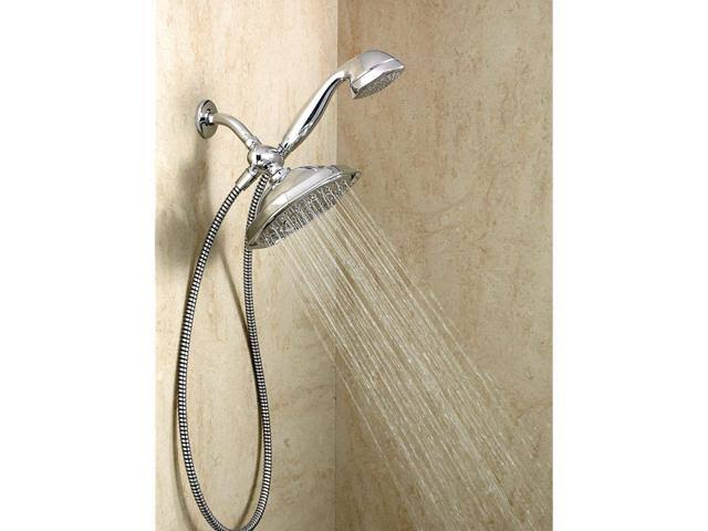 Chrome Single Rainshower with 7-Function Handshower M331