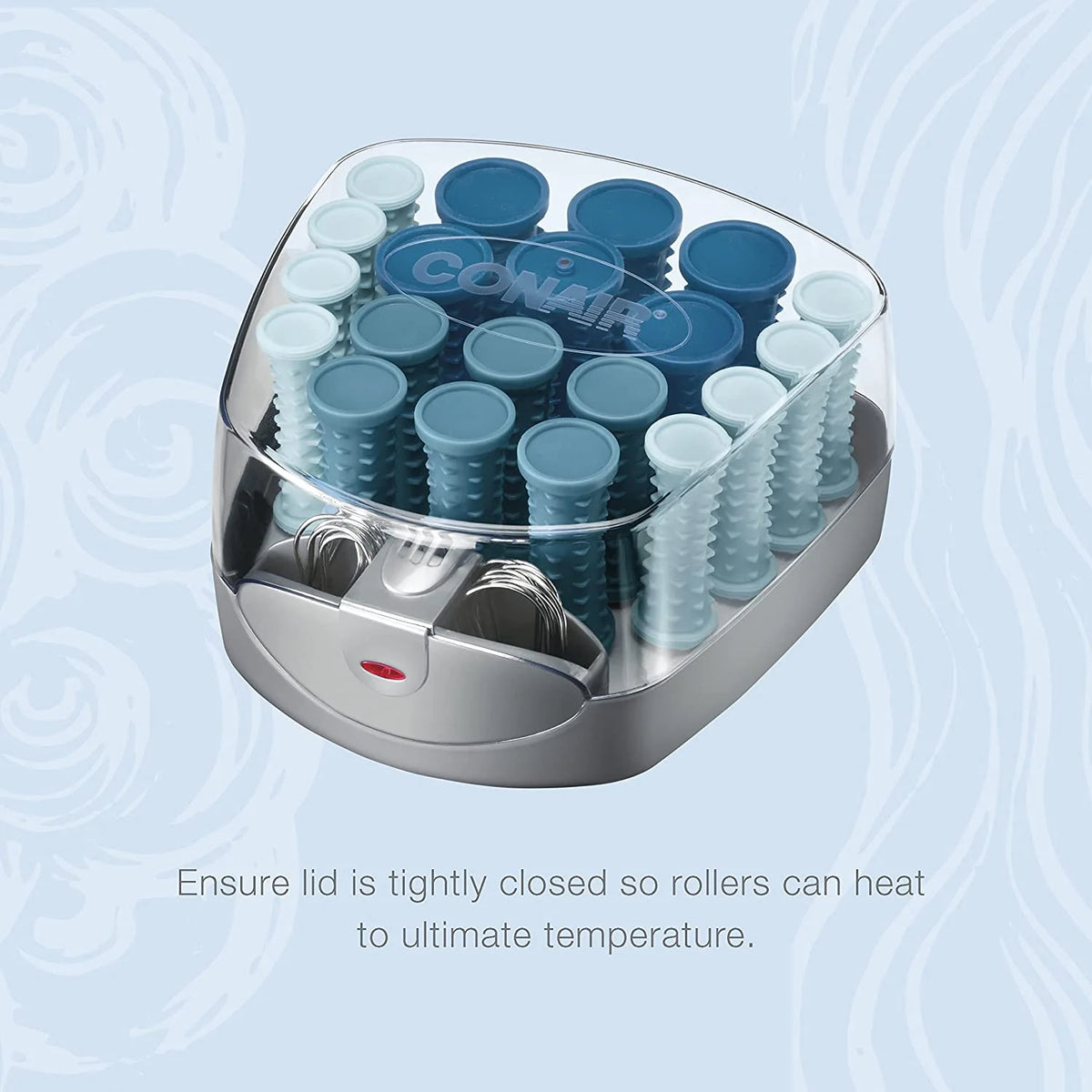 Compact Multi-Size Hot Rollers, Blue I2285