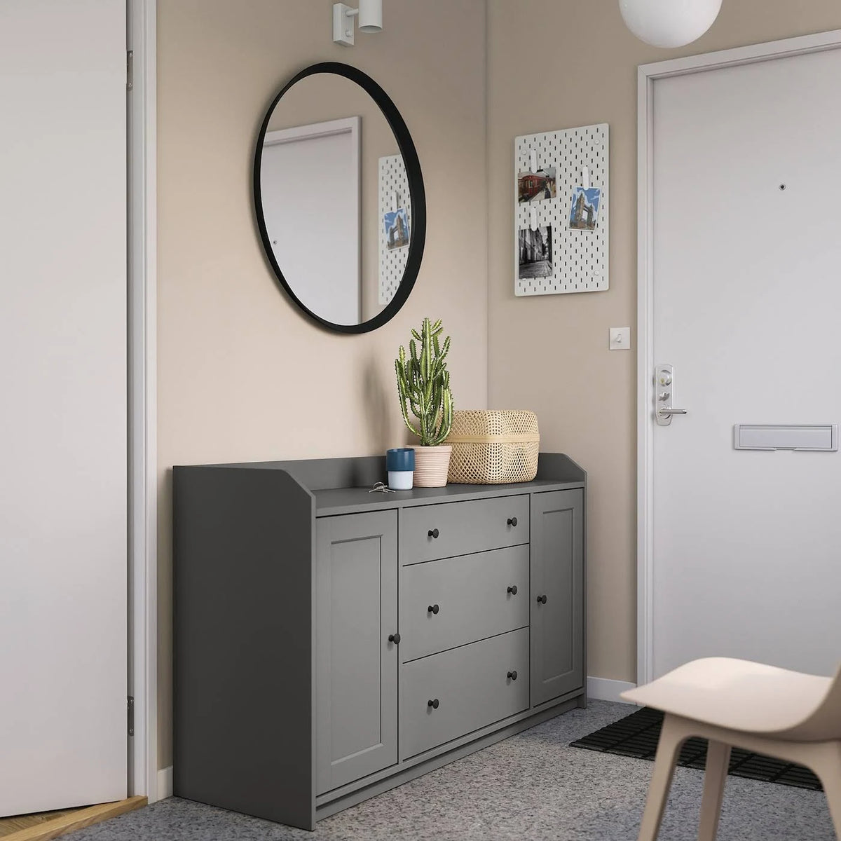 Gray Sideboard Q991