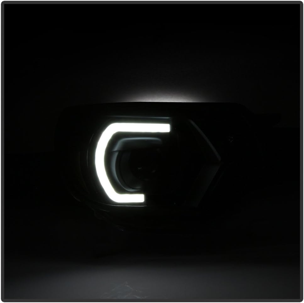 For 2012-2015 Toyota Tacoma Black LED Projector Headlights Left+Right X418