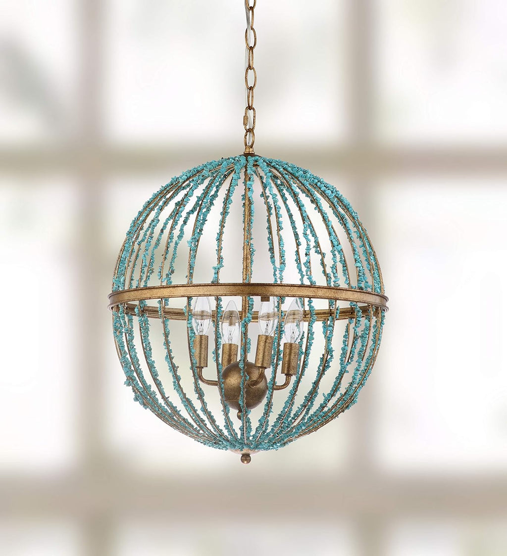 Blue Cage Chandelier T406199