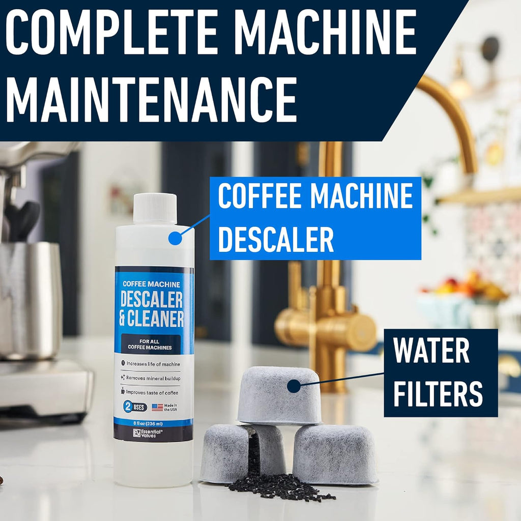 Keurig Descaler & 6 PACK Replacement Filters, Descaling Solution, Decalcifier & Coffee Maker Cleaner T87093