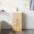 16” White Bathroom Vanity Sink Combo with 2 Doors G8541