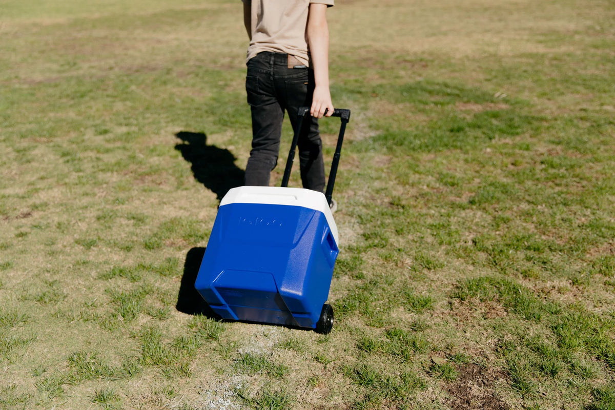 Blue 16 QT. Wheeled Ice Chest Cooler Q930929