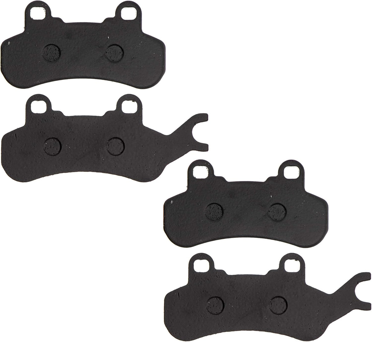 Front Rear Right Brake Pad Set Semi-Metallic 2 Pack E152