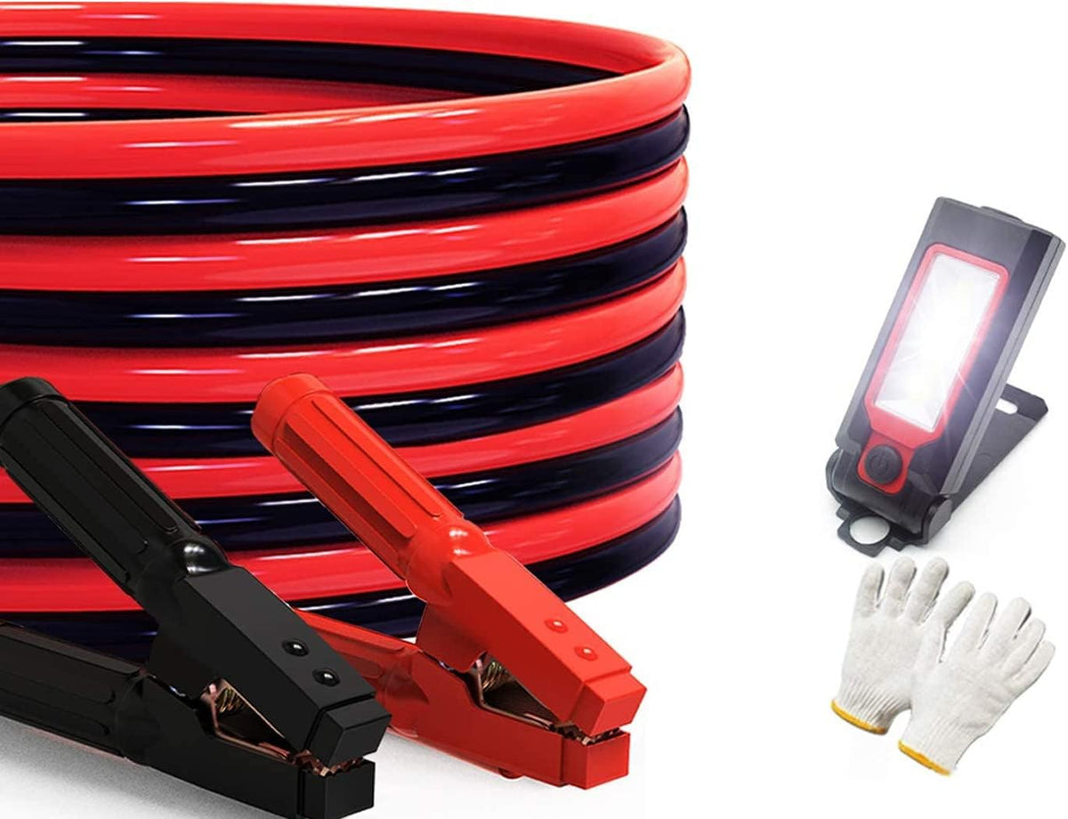 Heavy Duty Jumper Cables 0 Gauge x 25Ft 1000AMP with Carry Bag M66328