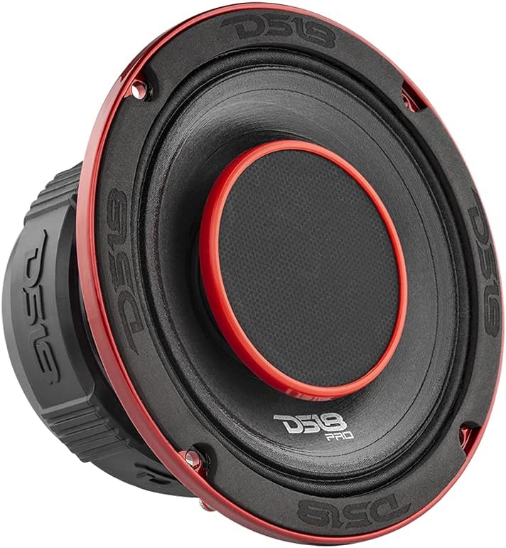 6.5" Hybrid Mid-Range Car Audio Loudspeaker with Compression Driver Horn, 450W Max, 4 Ohms C300558