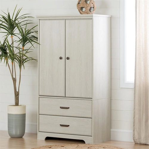 2-Drawer Door Wood Armoire Q96050