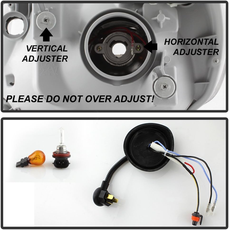 For 2012-2015 Toyota Tacoma Black LED Projector Headlights Left+Right X418