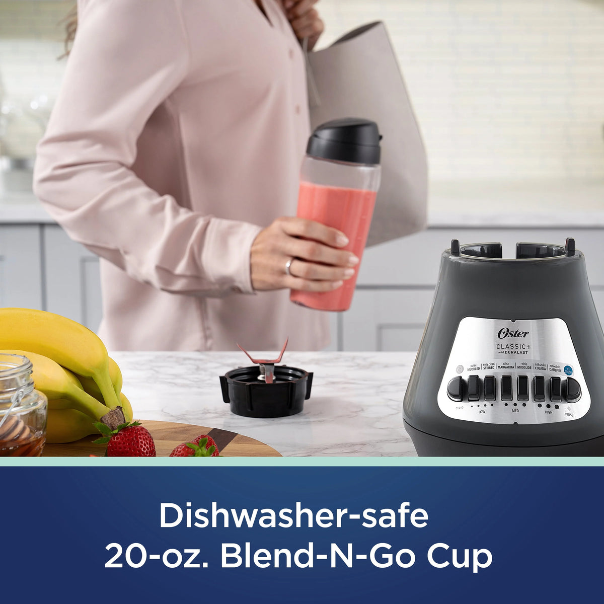 Blender with 8-Cup Jar and Blend-N-Go Cup U159