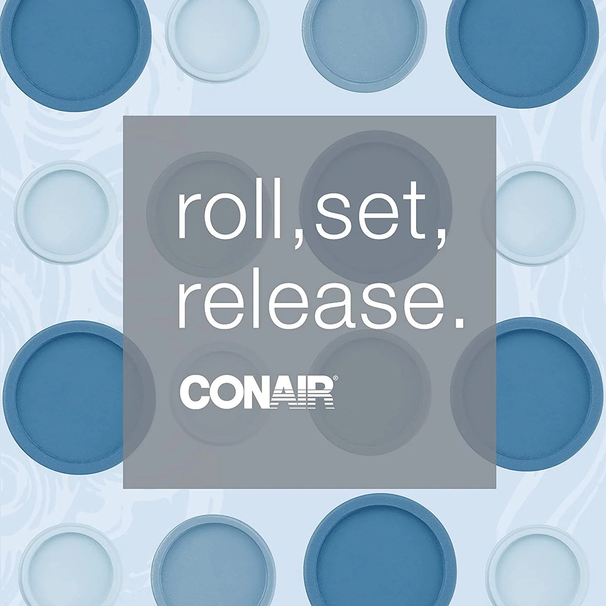 Compact Multi-Size Hot Rollers, Blue I2285