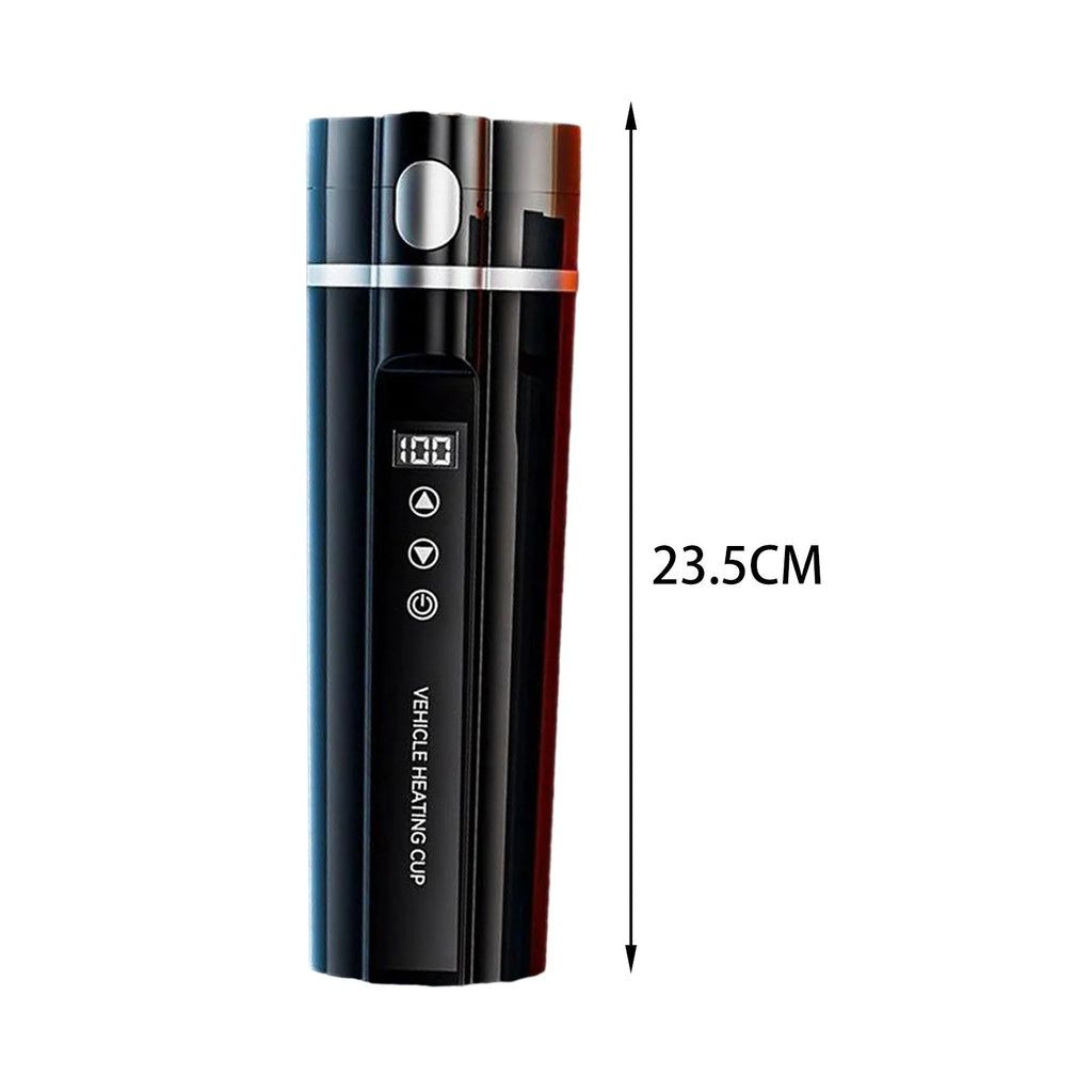 24V/12V Electric Travel Kettle Leakproof Car Heating Cup Black S587