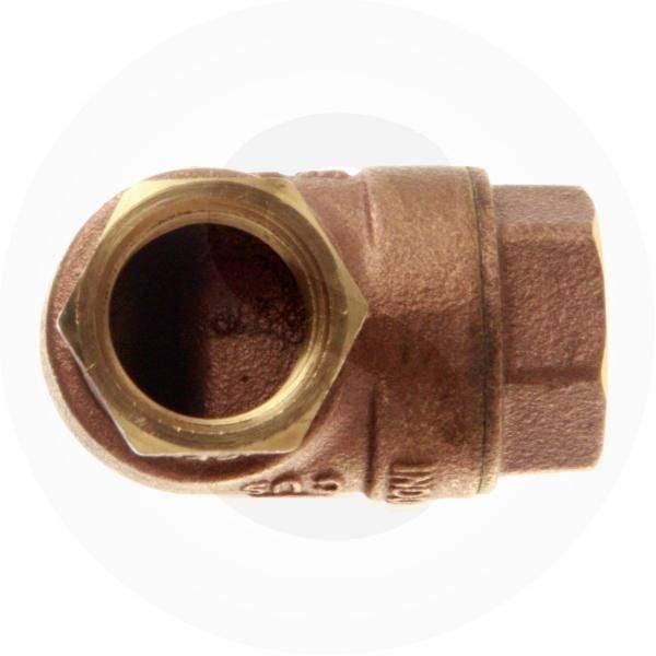3/4 inch Angled Gas Fire Pit Shut Off Valve Kit with Pewter Flange and Key X7607