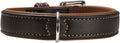 Black Cognac Leather Dog Collar H615267