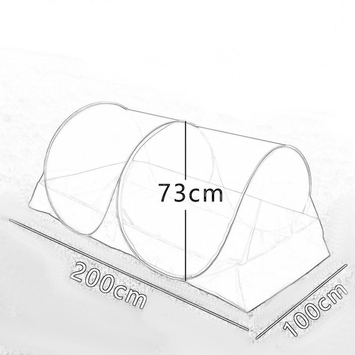 Folding Camping Net Tent Q98272