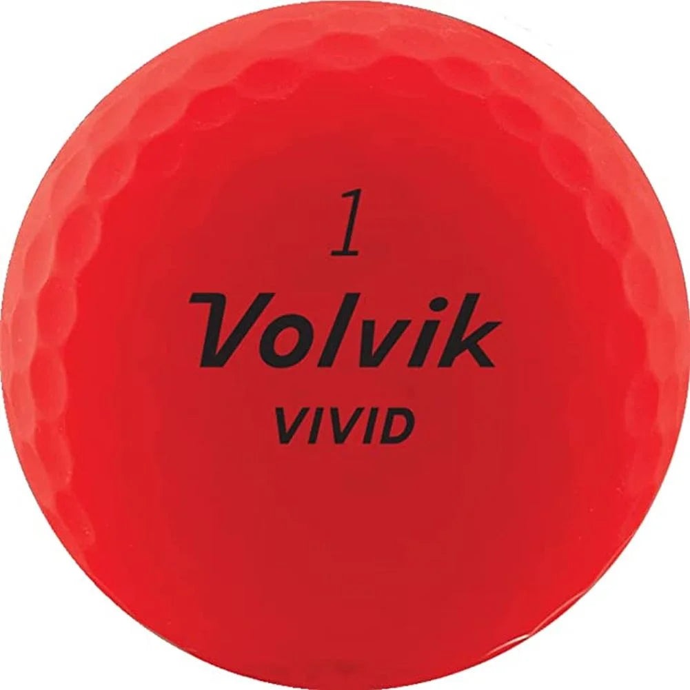 12pk Matte Red Golf Balls P616