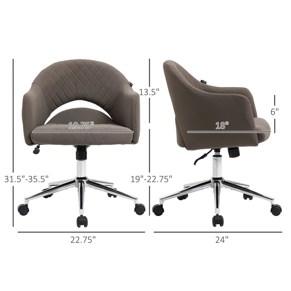 Swivel Office Chair with Adjustable Height I84041