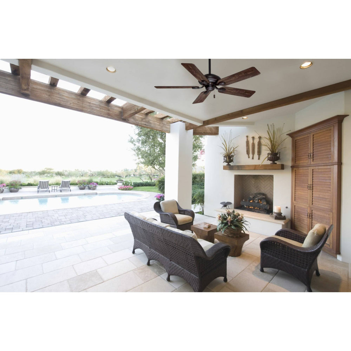 Snow White Ceiling Fan B799