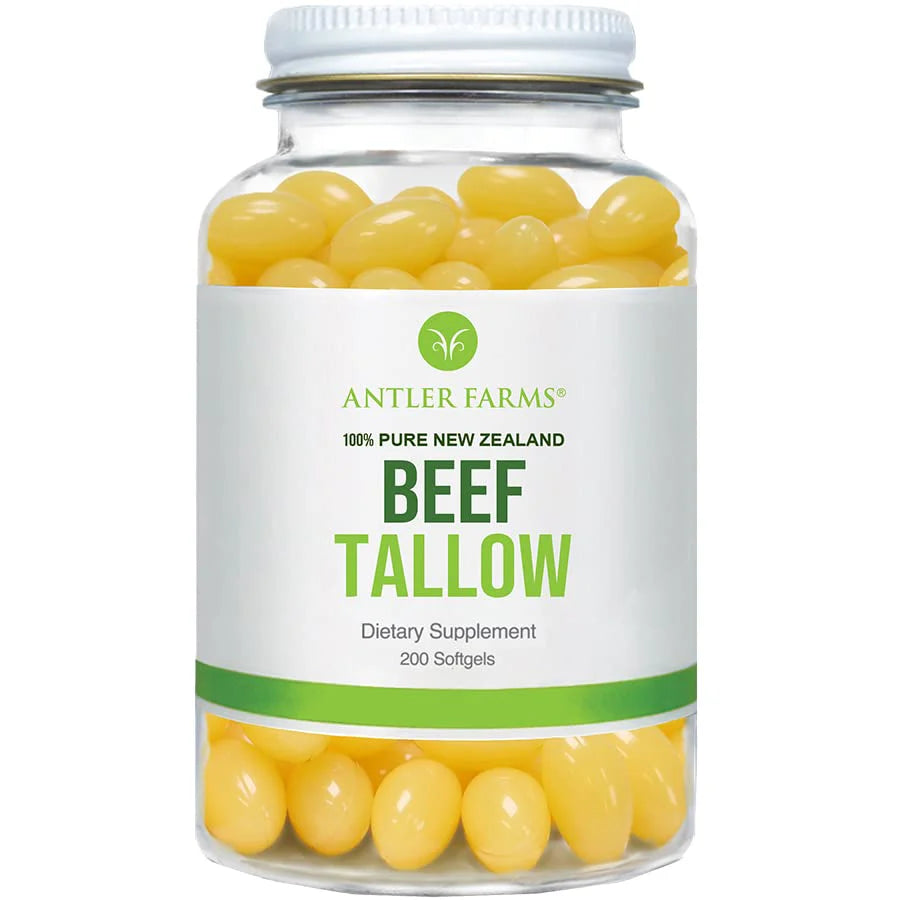 Pure New Zealand Beef Tallow 200 Softgels 500mg U7815