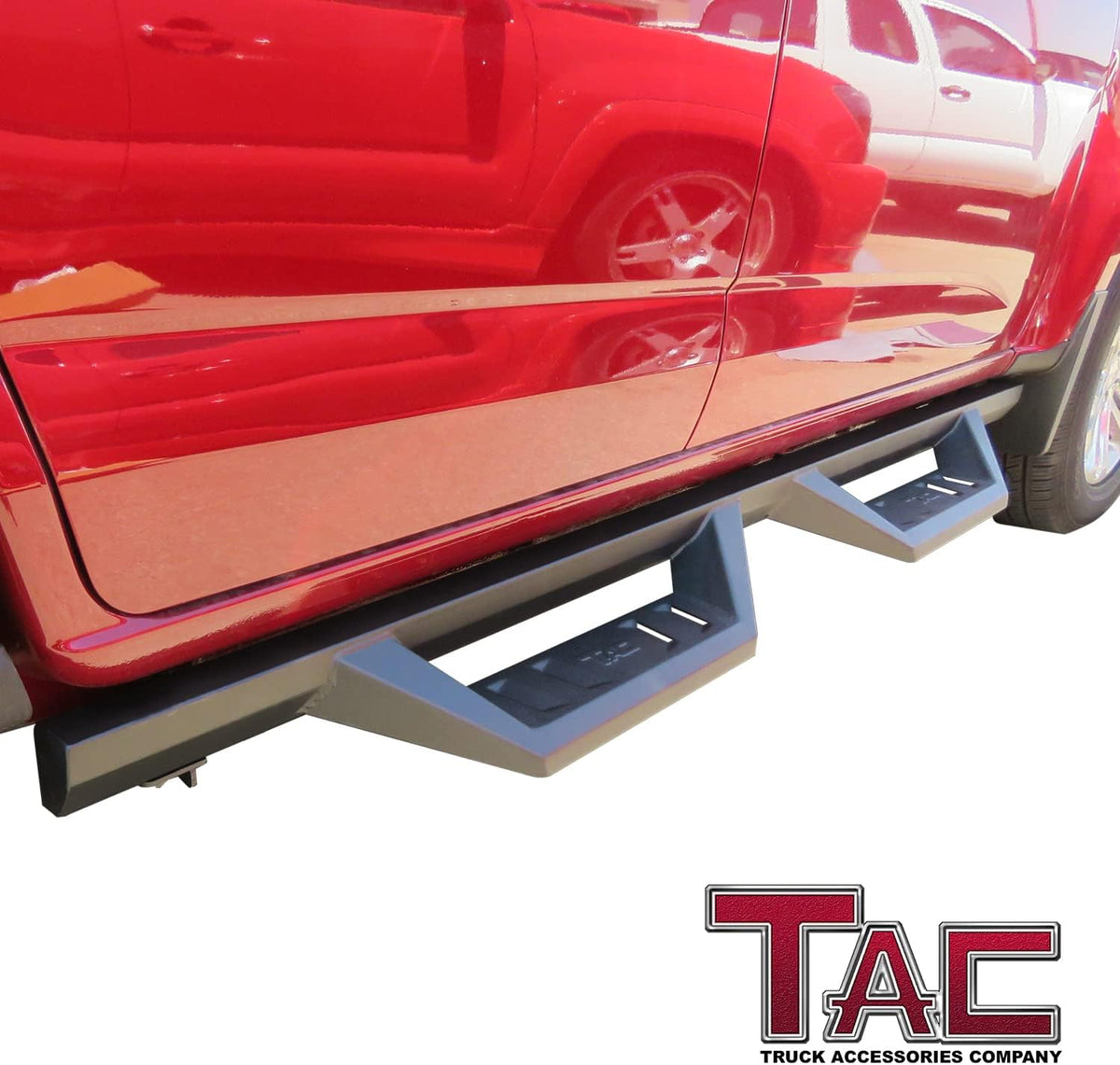 Black Side Steps Nerf Bars Running Boards (2pcs) D987