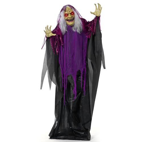 Life Size Animatronics Ghost Decor with Sound and Light J665