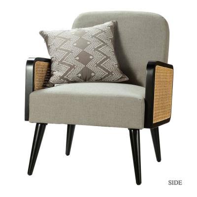 Grey Rattan Armchair V6375
