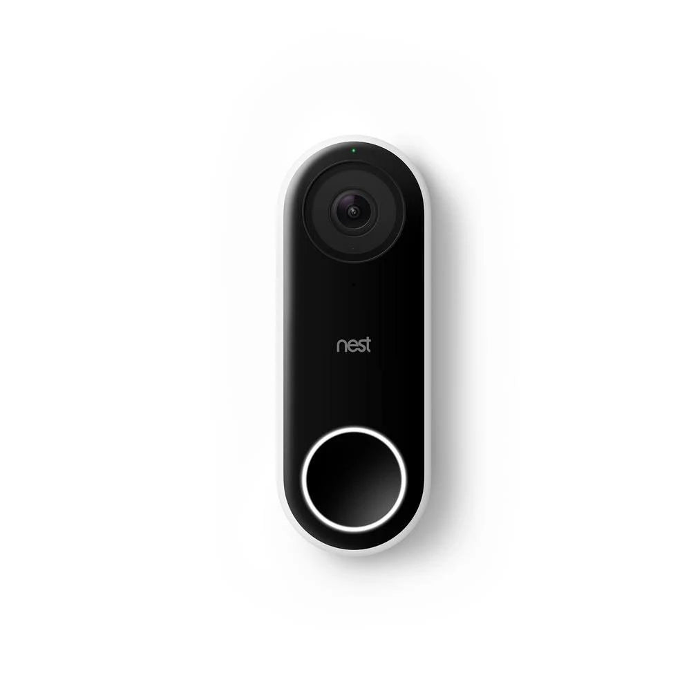 Video Doorbell and Lock in Polished Brass with Nest Connect Q1223