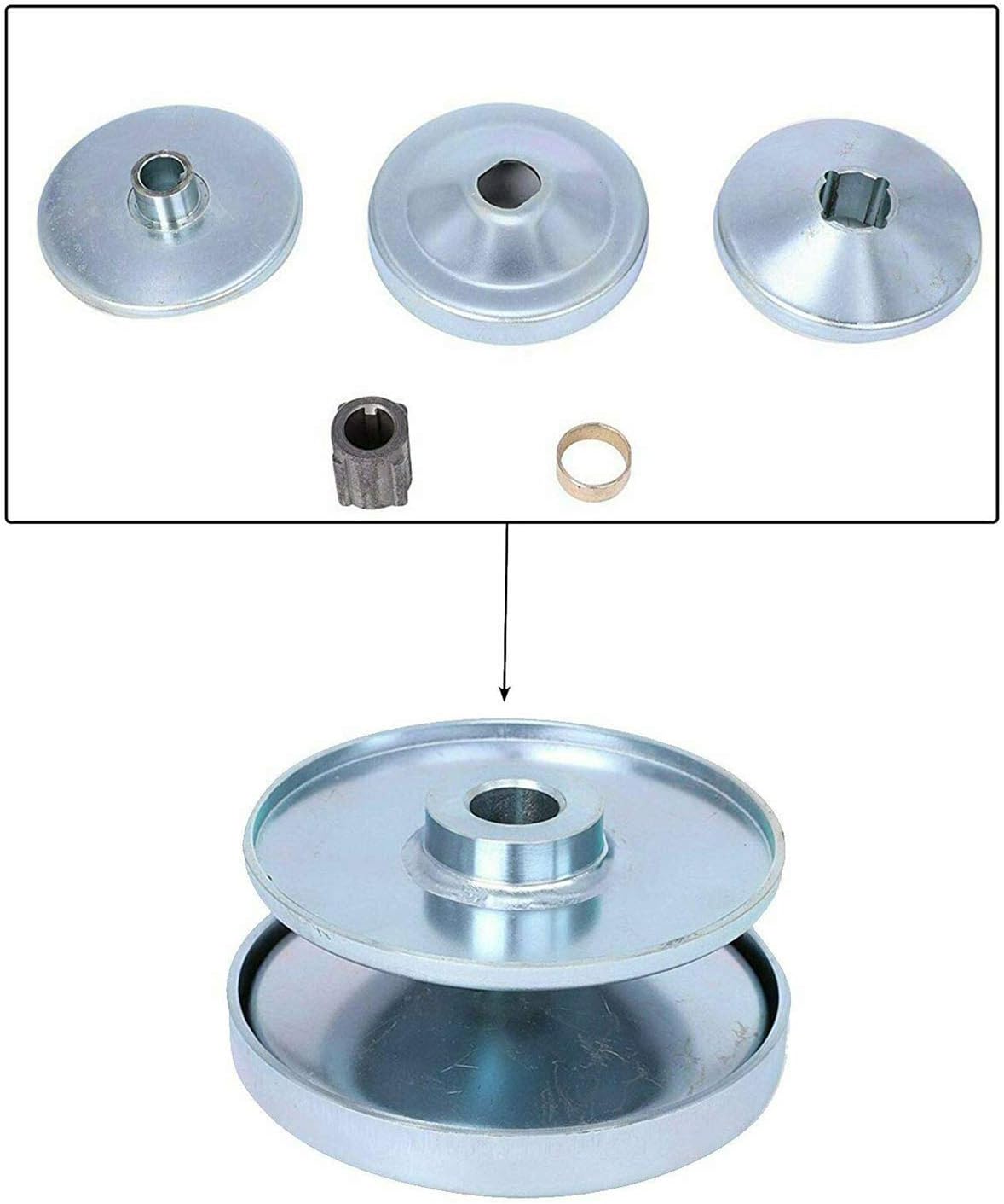 30 Series Go Kart Torque Converter Clutch Driver Pulley 3/4 Bore Q979038