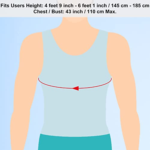 Adjustable Arm Sling Shoulder Immobilizer Support Brace, Black X7981
