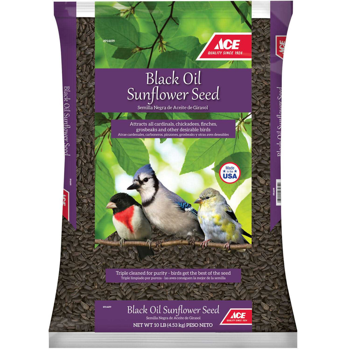 Black Oil Sunflower Seed Wild Bird Food N4090