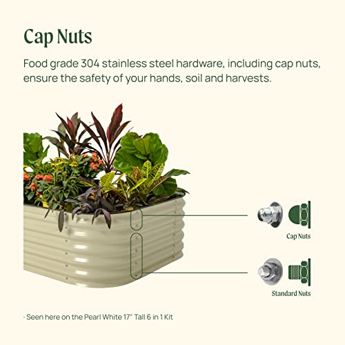 17" Tall 9 in 1 Metal Raised Garden Bed R240715