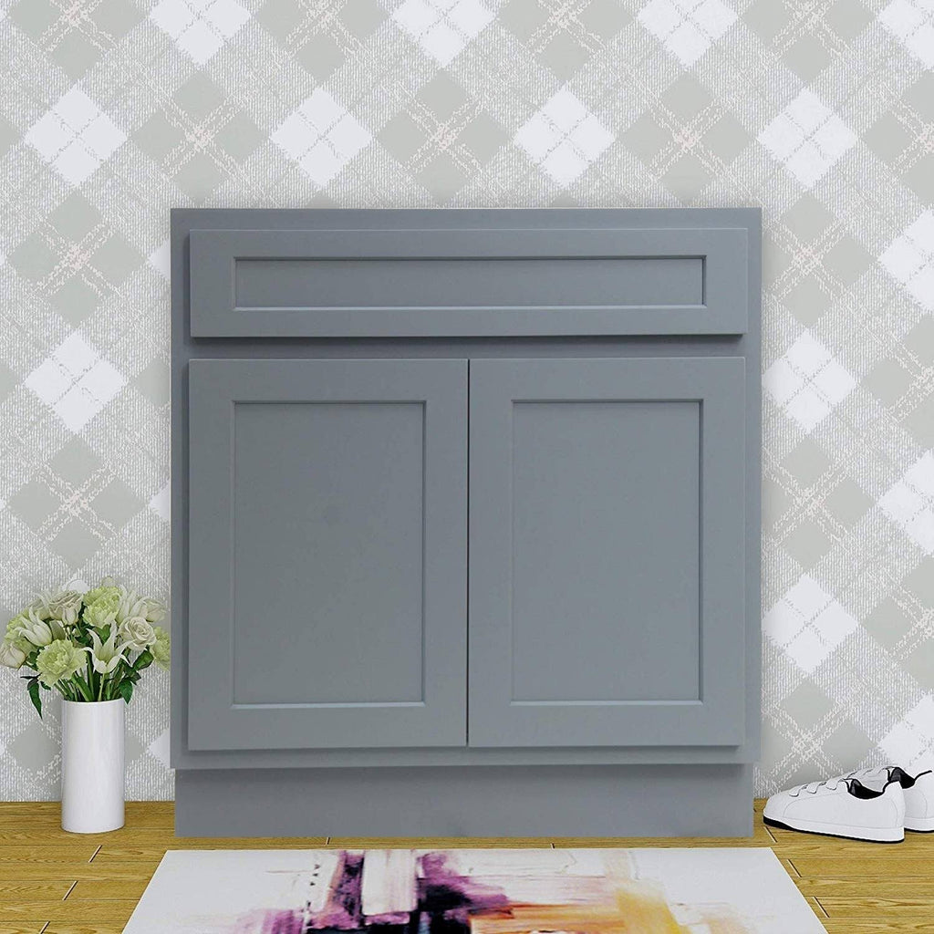 39 inch Vanity Cabinet Grey P247143