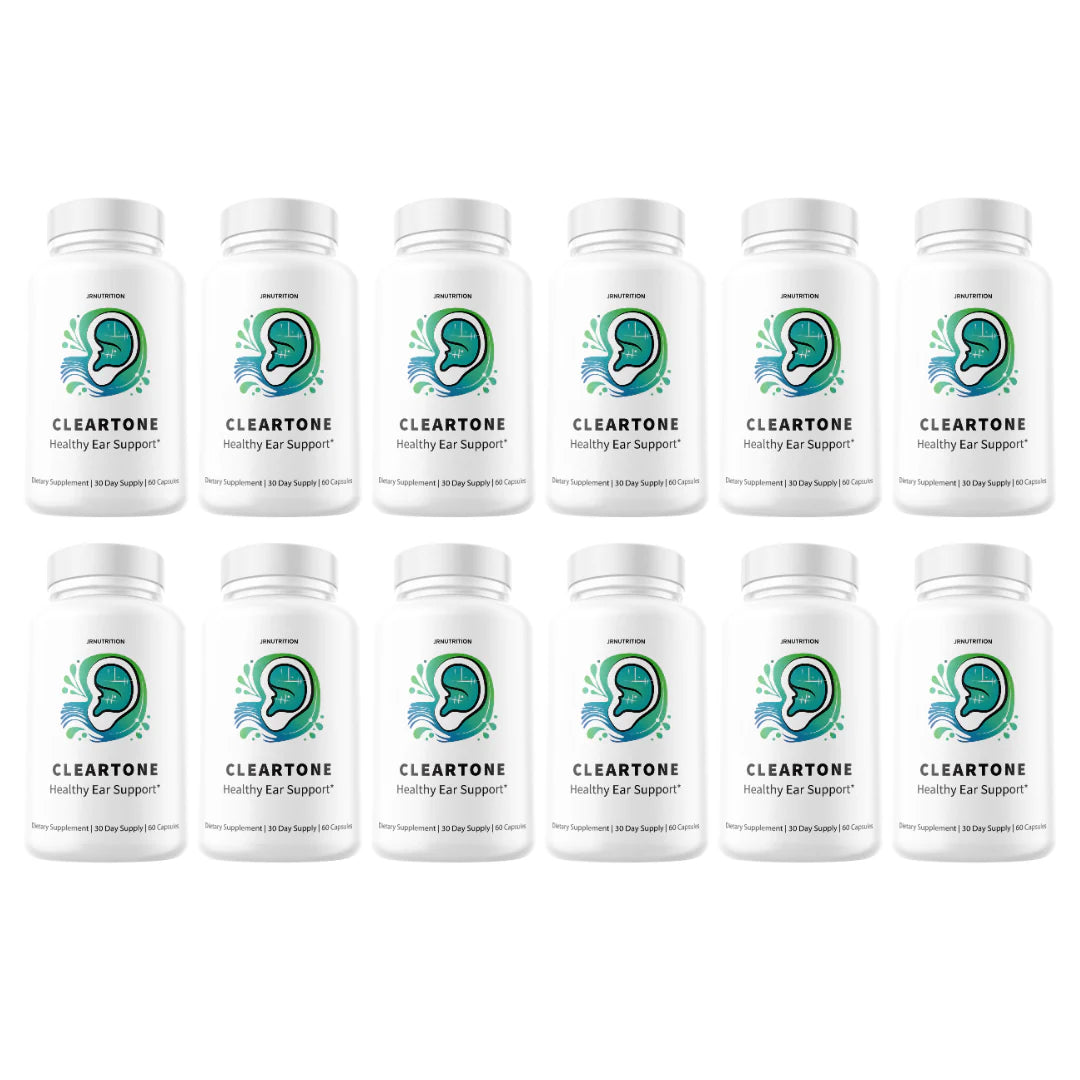 Hearing Relief Capsules for Tinnitus Support 12 Bottles G5606