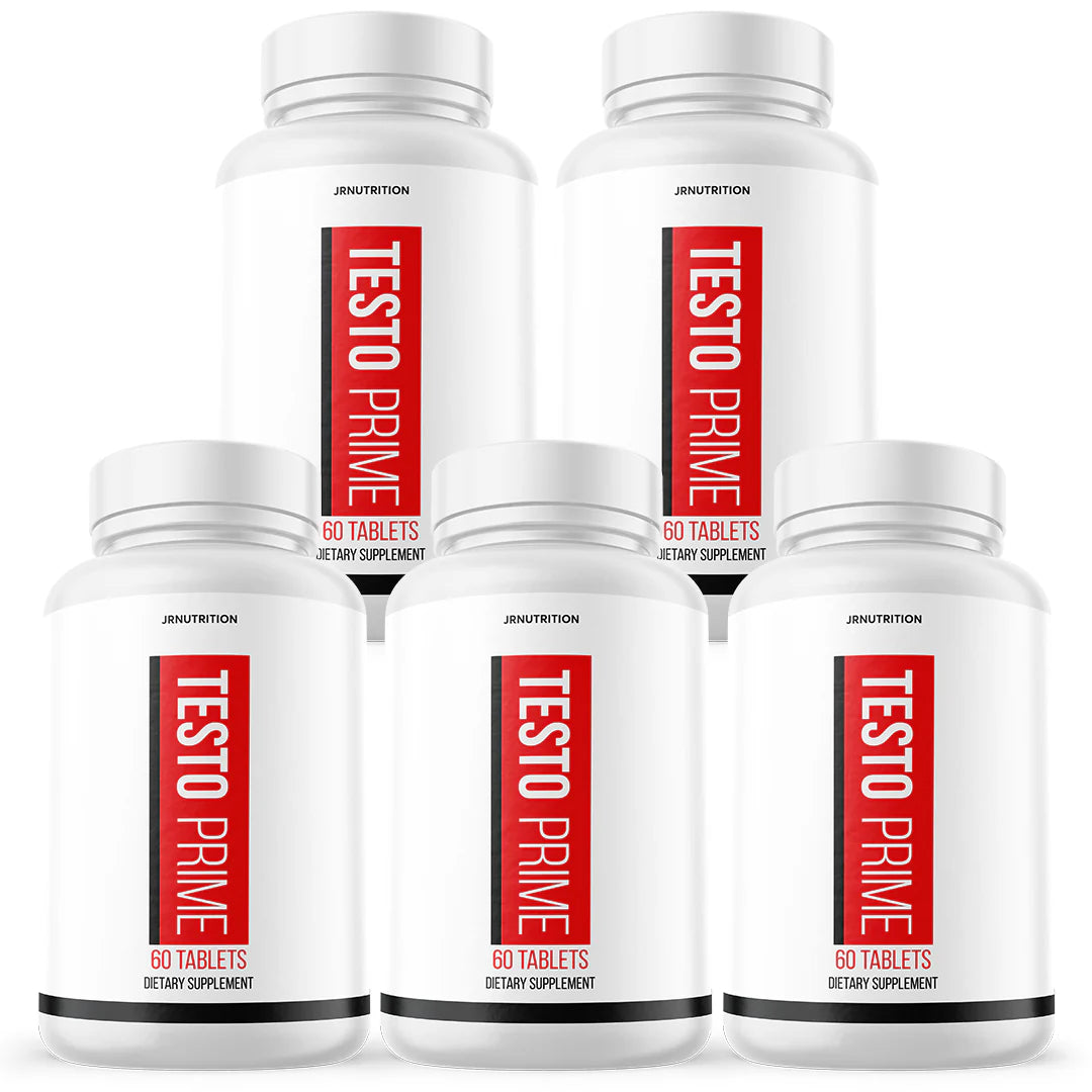Testo Prime Capsules Supplement 5 Bottles R72605