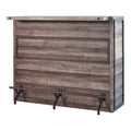 Aged Oak 5-Shelf Bar Unit C30629
