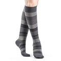 Microfiber Calf High Graphite Stripe P28936