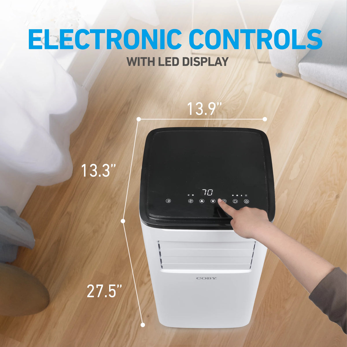 Portable Air Conditioner 6,100 BTU 3-in-1 Dehumidifier & Fan P961020