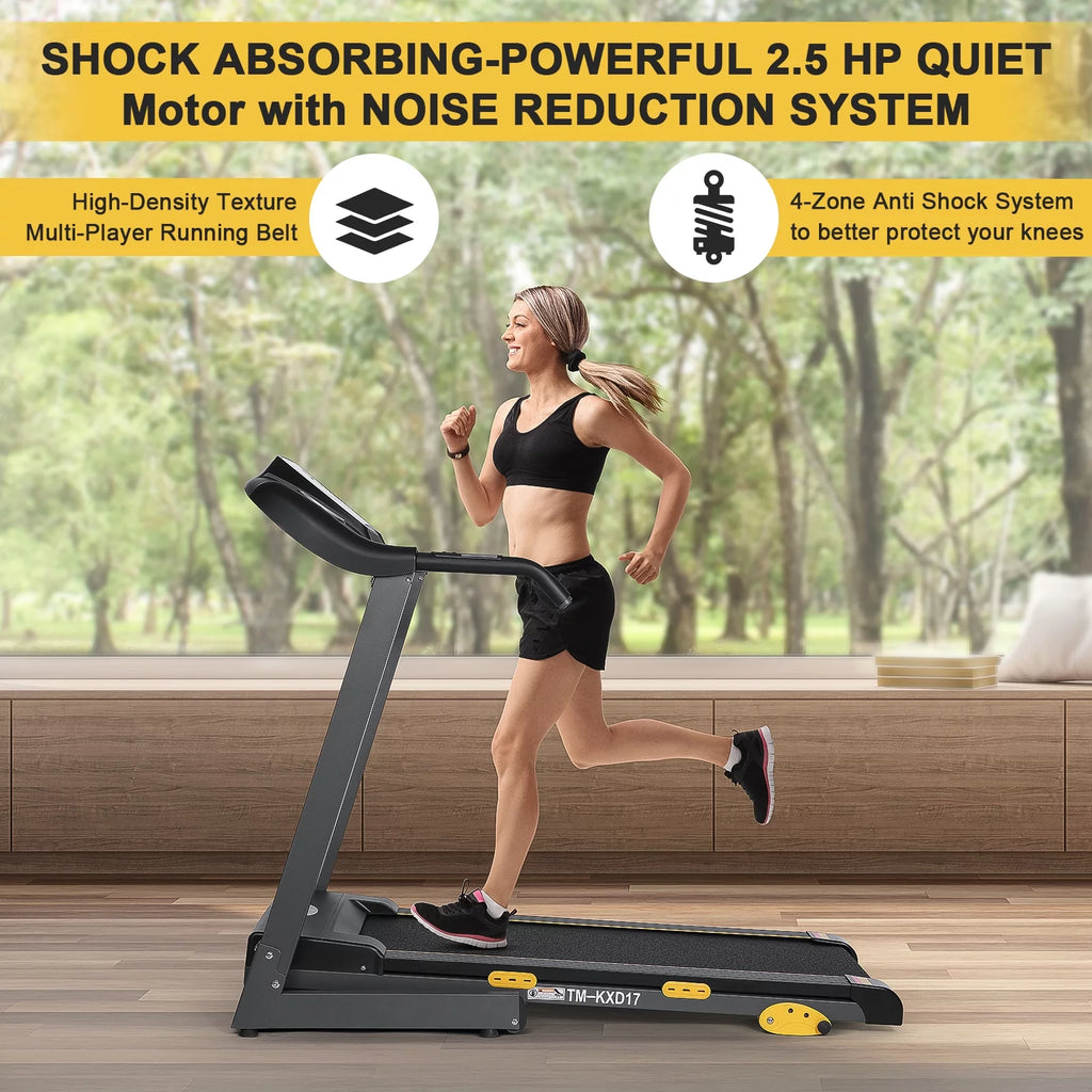 Incline Electric Treadmill 220lbs Max R4679