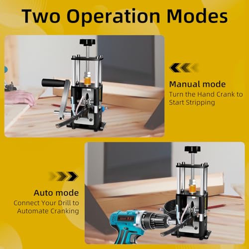 0.03-1 Inch Hand Crank Wire Stripper Machine T948364