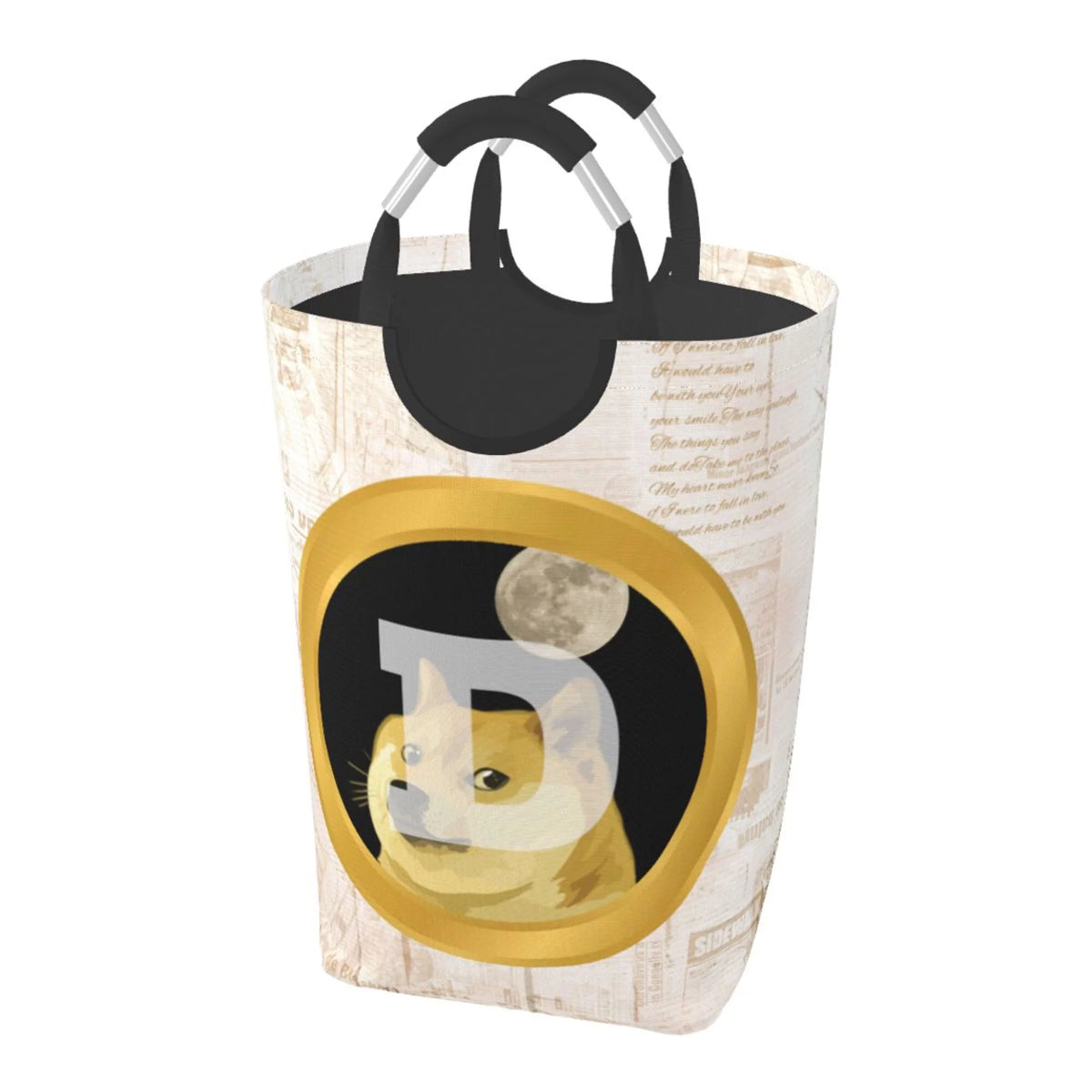 50L Rectangular Laundry Hamper with Aluminum Handles B82950