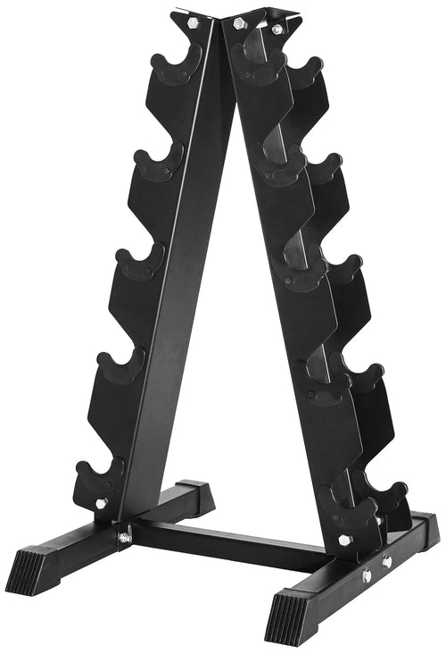 150 LB Dumbbell Set with A-Frame Rack I186841