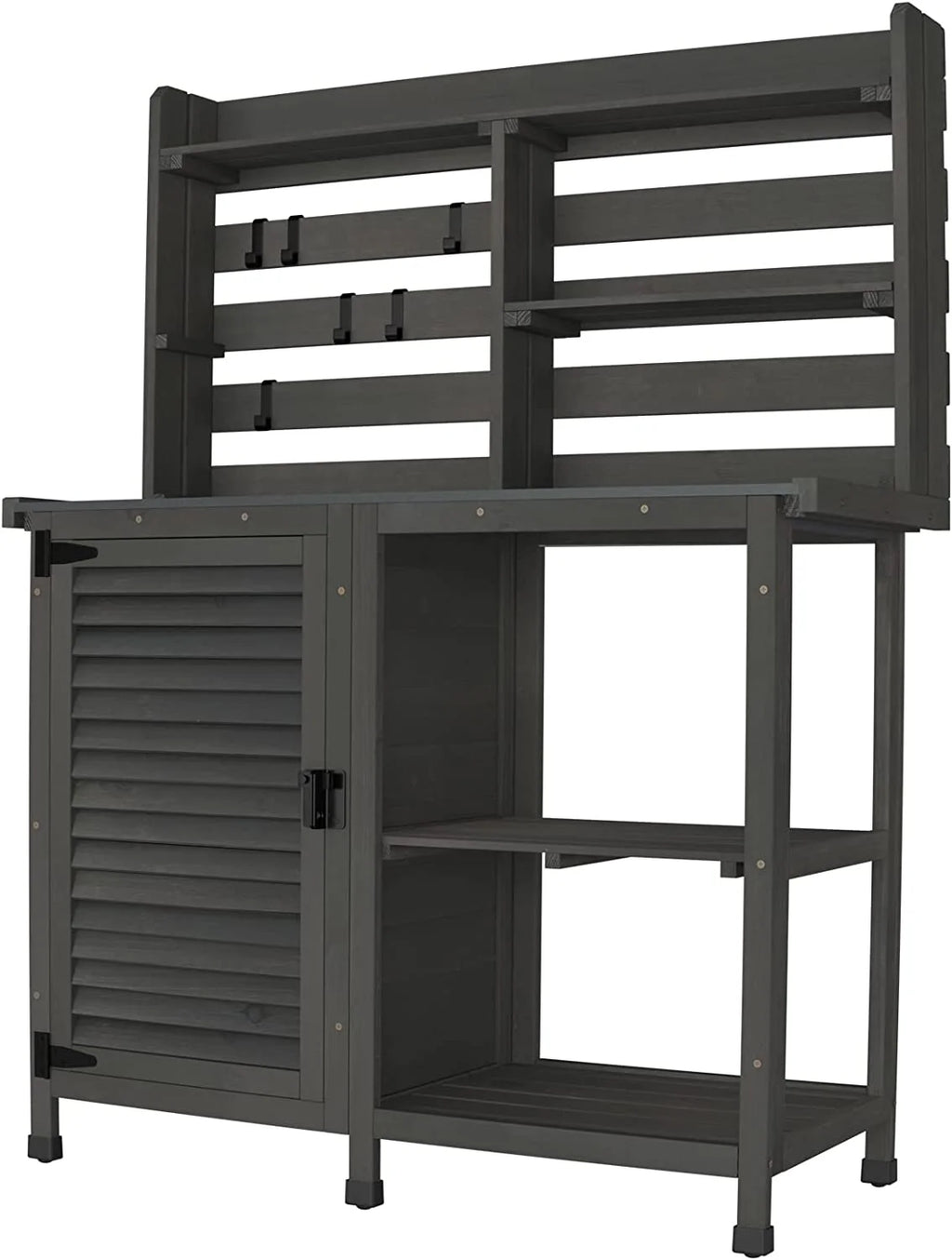 Potting Bench Table with Storage Cabinet Shelf U82589