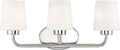 Polished Nickel 3-Light Bathroom Vanity Light S514145