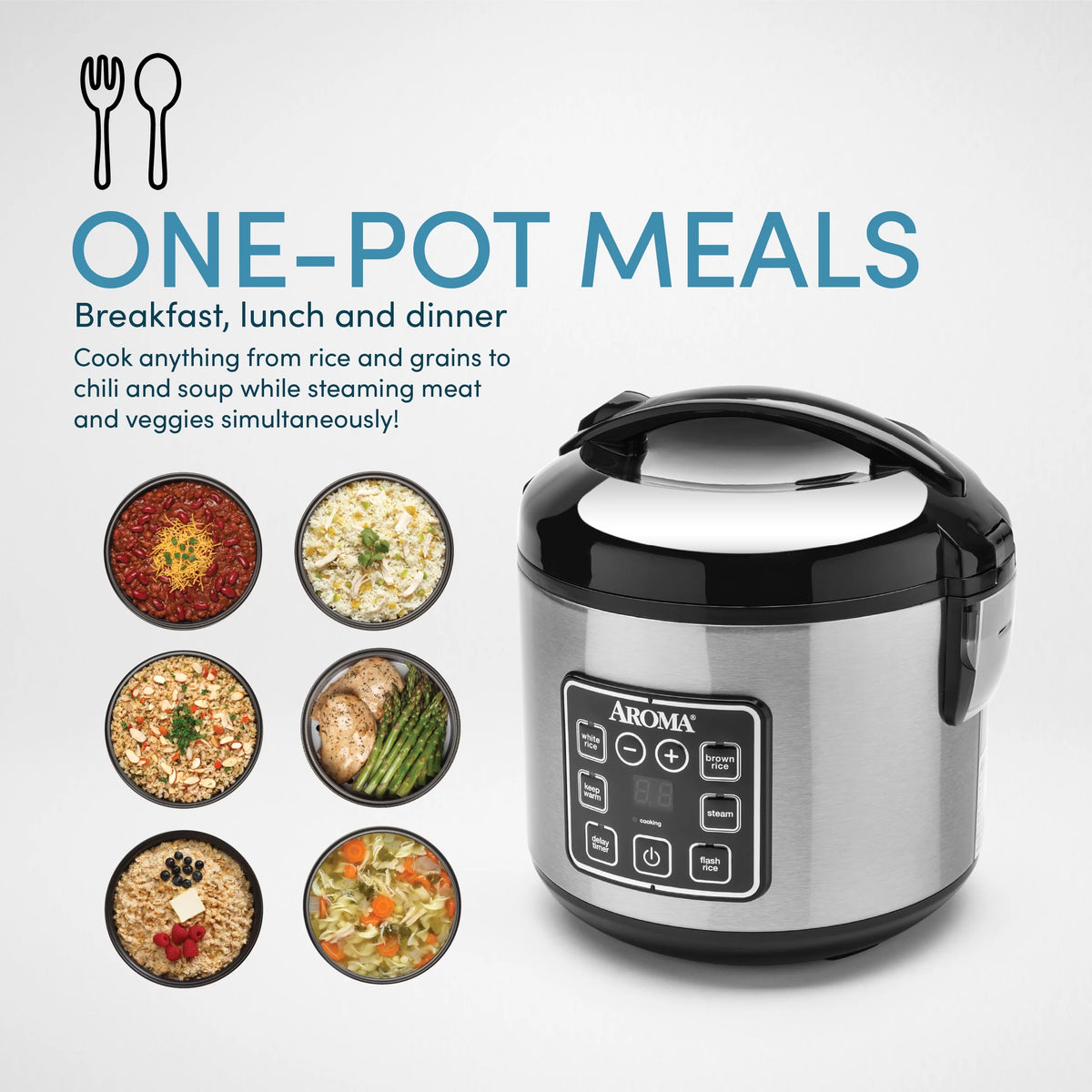 8 Cup Rice & Grain Cooker J1833