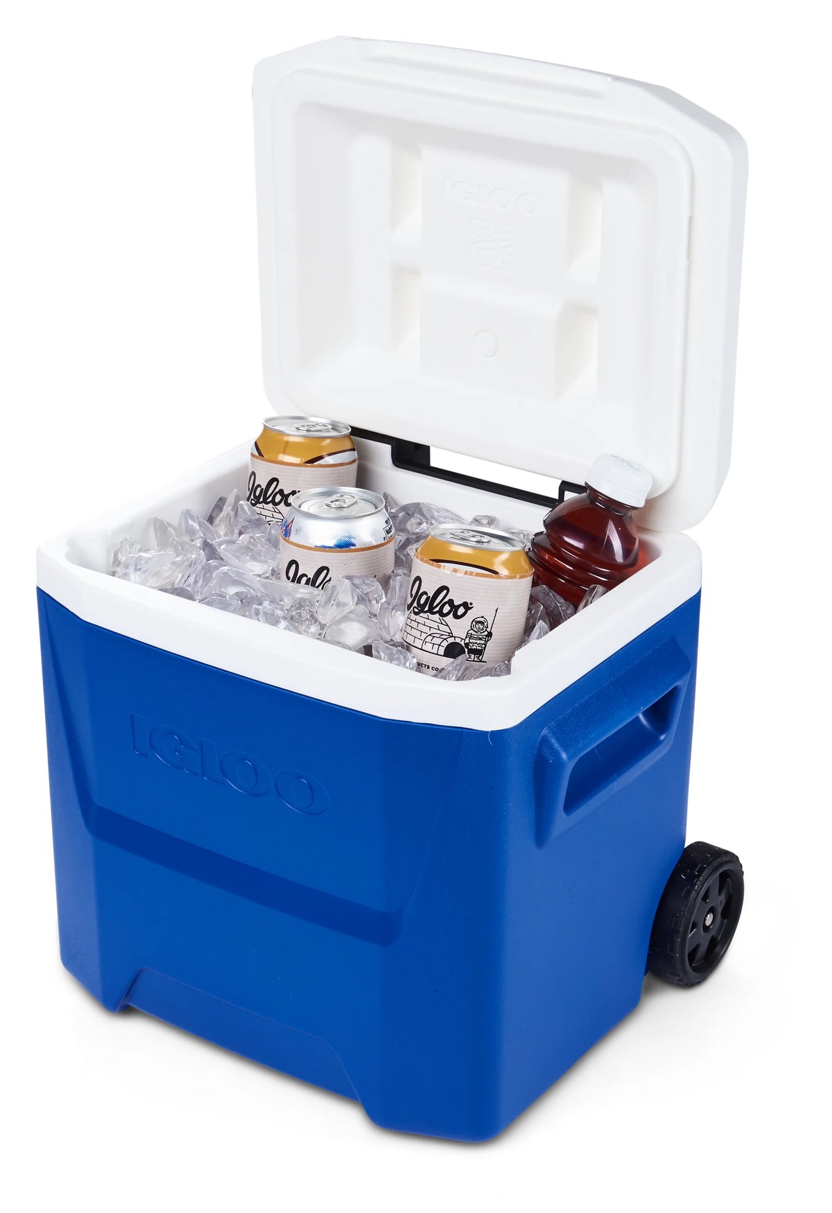 Blue 16 QT. Wheeled Ice Chest Cooler Q930929
